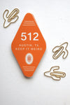 Vintage Hotel Key Stickers