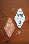 Vintage Hotel Key Stickers